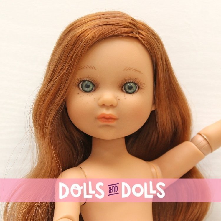 Bambola Berjuan 35 cm - Luxury Dolls - Eva rossa articolata senza vestiti