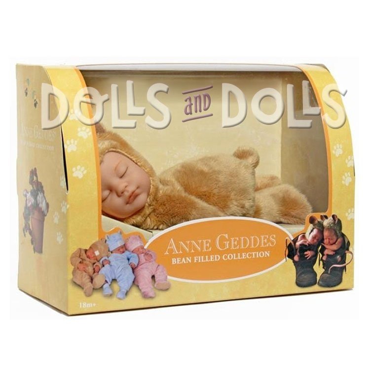 Bambola Anne Geddes 23 cm - Orsetto marrone caramello