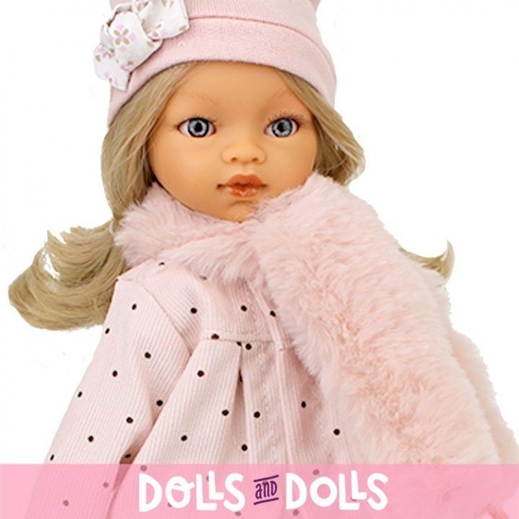 Bambola Antonio Juan 33 cm - Emily bionda con cappotto