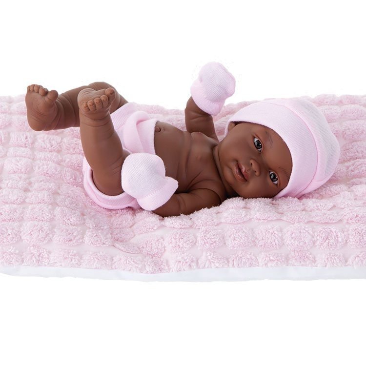 Bambola Antonio Juan 26 cm - Cuscino Pitu ragazza nera