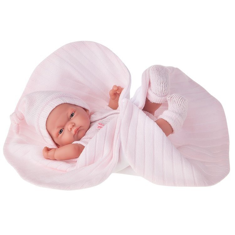 Bambola Antonio Juan 26 cm - Ragazza Pitu con coperta