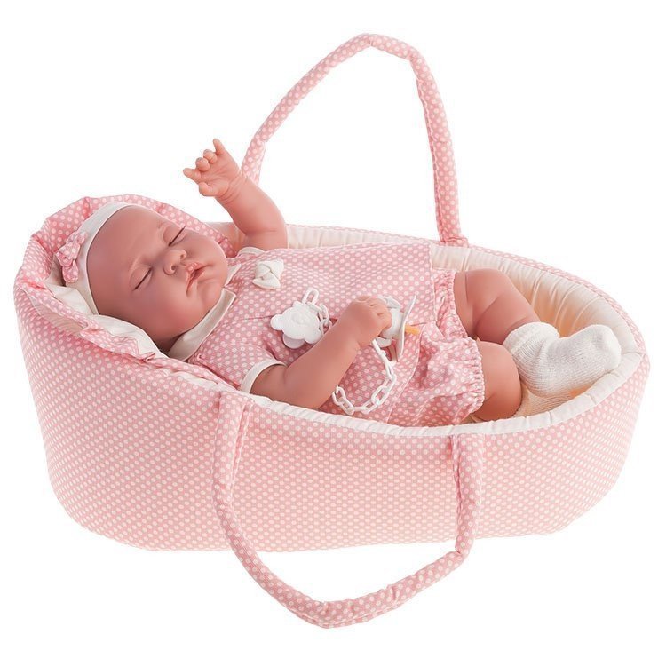 Bambola Antonio Juan 40 cm - Navicella neonato