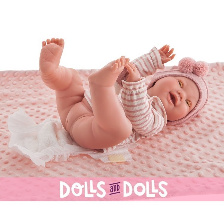 Bambola Antonio Juan 42 cm - Mia Pee neonata con coperta