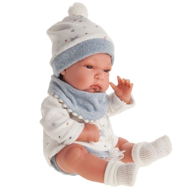 Bambola Antonio Juan 33 cm - Baby Tonet con bavaglino