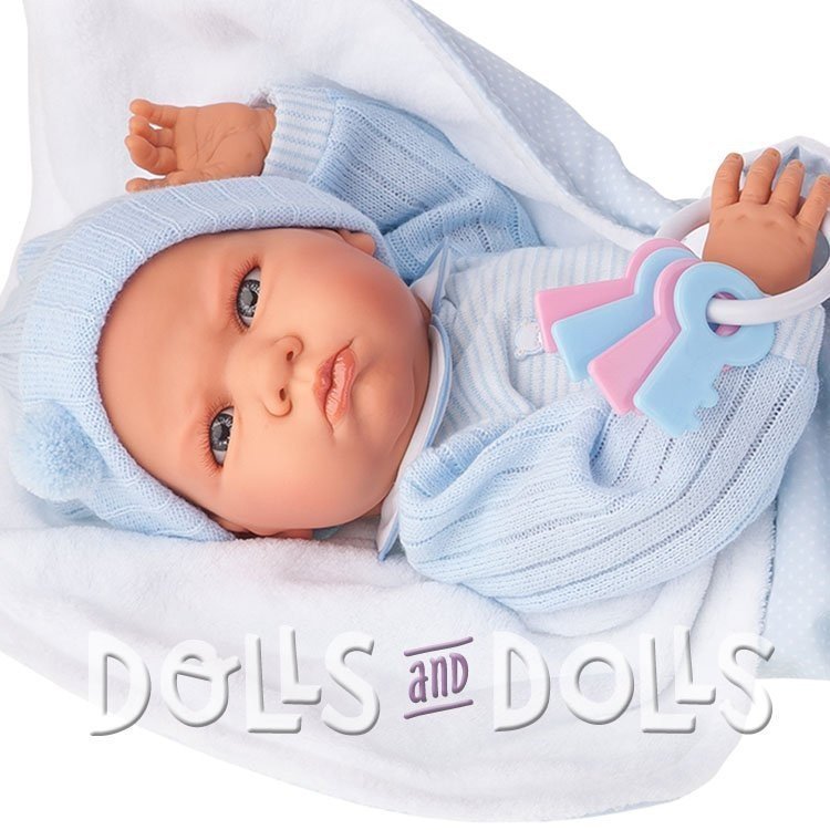 Bambola Antonio Juan 52 cm - Bertín con coperta