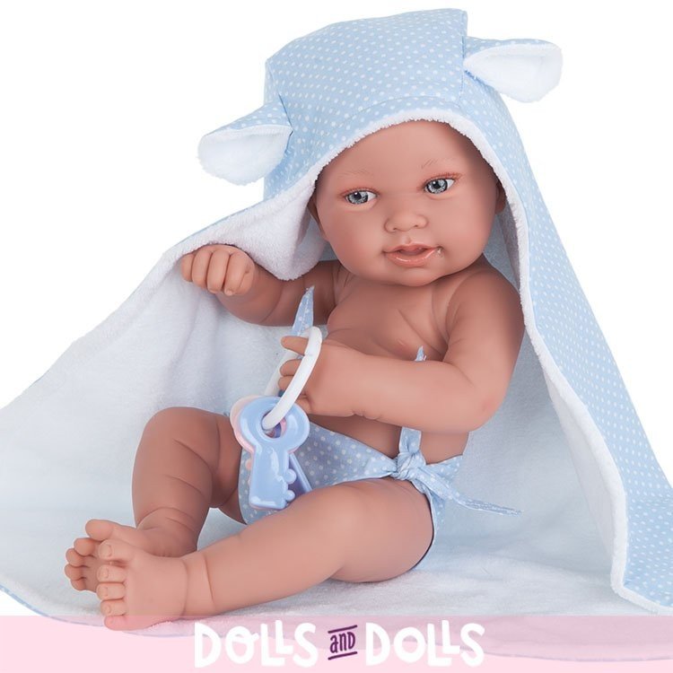Bambola Antonio Juan 42 cm - Asciugamano Pipo neonato