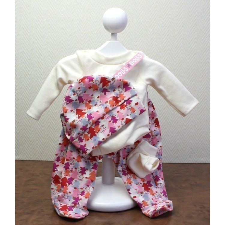 Antonio Juan - Body maniche lunghe, leggings, cappello e muffole abete rosa - ecru 40-42 cm