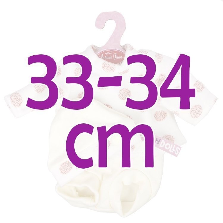 Completo bambola Antonio Juan 33-34 cm - Completo stampato con cappello