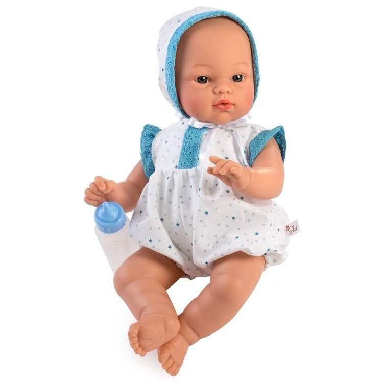 Bambola Así 36 cm - pagliaccetto Koke con stelle blu