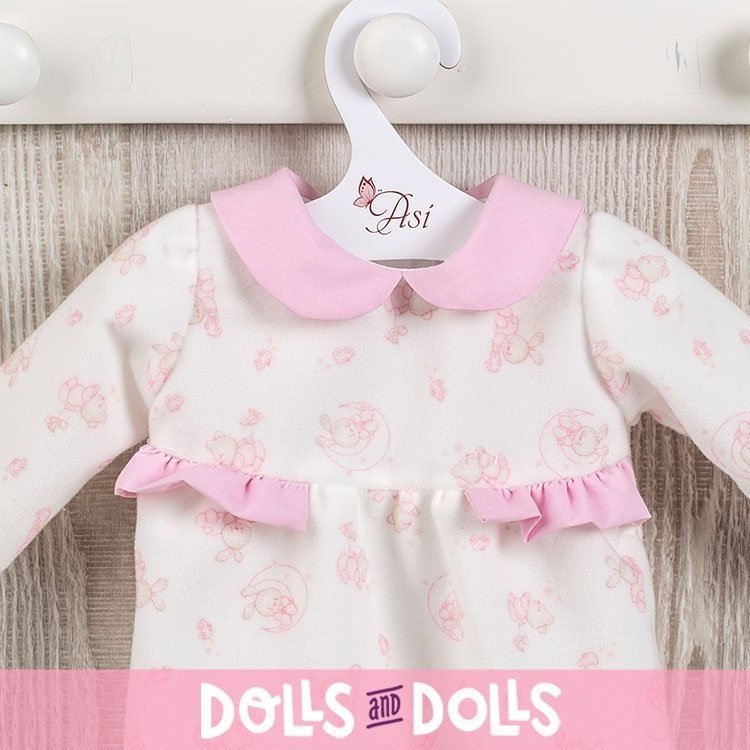 Completo bambola Así 43 cm - Pigiama stampato con orsi e lune per María
