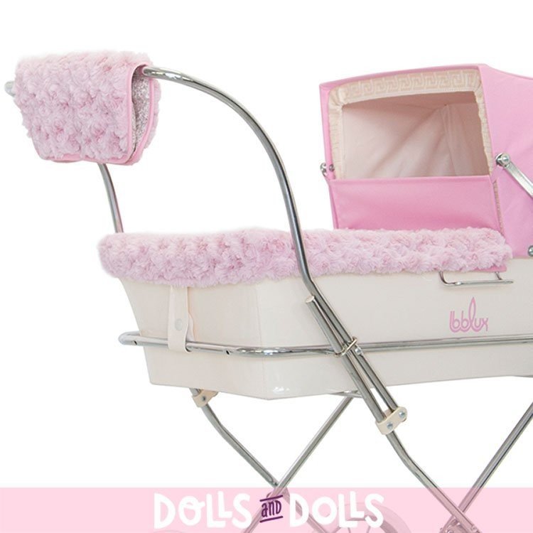 Kit invernale rosa per carrozzina per bambole Bebelux