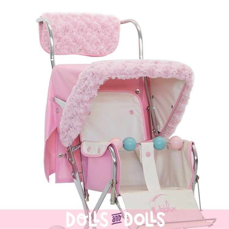 Kit invernale rosa per passeggino Bebelux Big doll