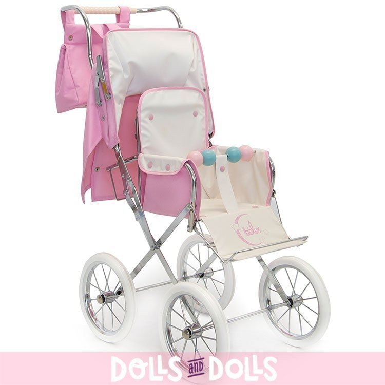 Passeggino per bambole Big Bebelux 78 cm - Rosa