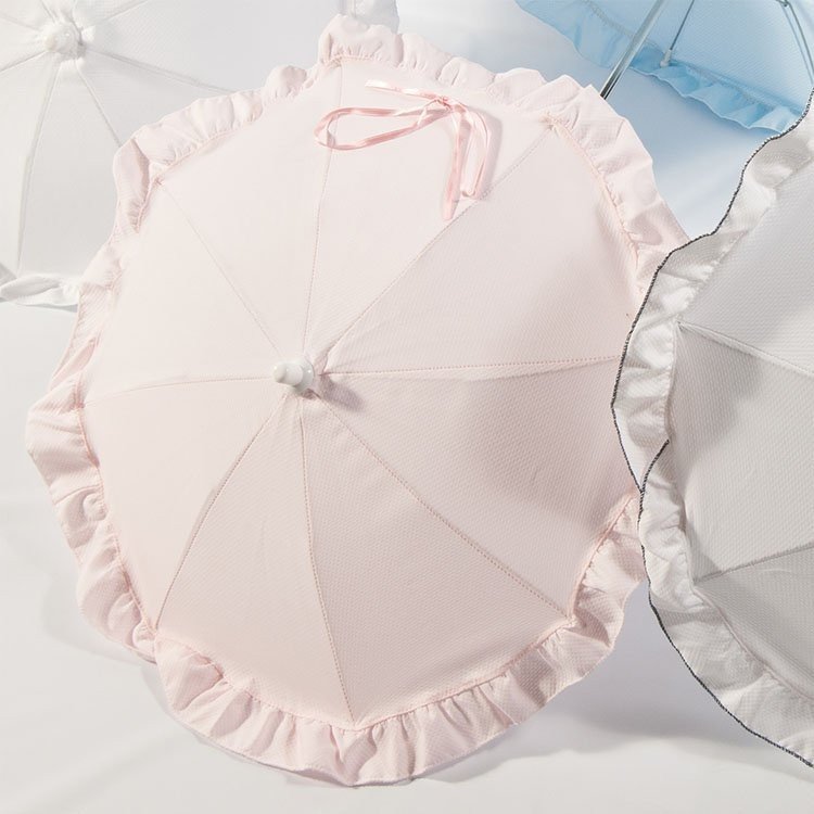 Ombrellone per passeggino per bambole Bebelux - Pink Pique