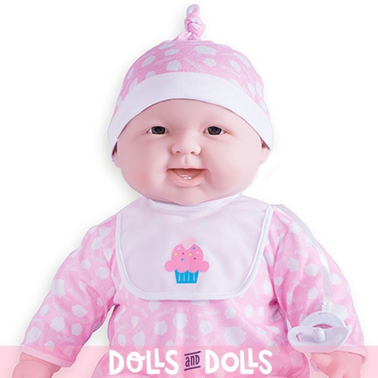 Bambola disegnata da Berenguer 51 cm - Tanto da coccolare - Rosa avvolgente con bocca aperta