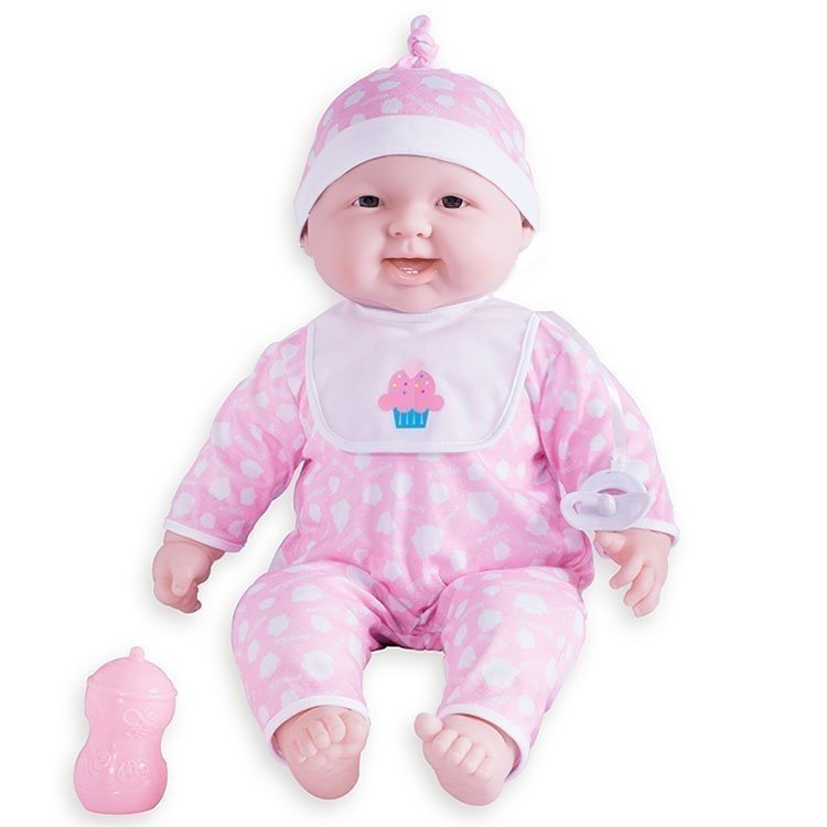 Bambola disegnata da Berenguer 51 cm - Tanto da coccolare - Rosa avvolgente con bocca aperta