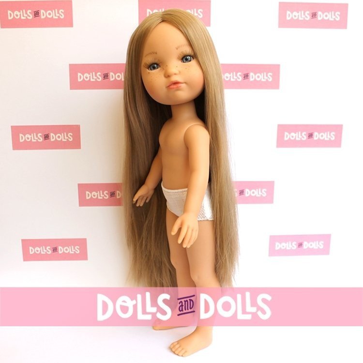 Bambola Berjuan 35 cm - Boutique bambole - Fashion Girl bionda con capelli extra lunghi senza vestiti