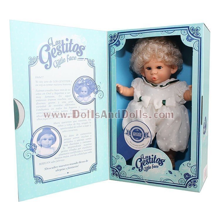 Bambola Berjuan 30 cm - Gestitos Bambola con faccina - Ragazzo colore beige