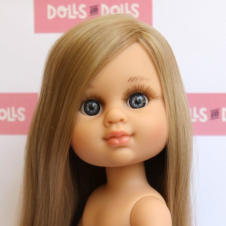 Bambola Berjuan 35 cm - Boutique bambole - My Girl bionda con capelli extra lunghi senza vestiti