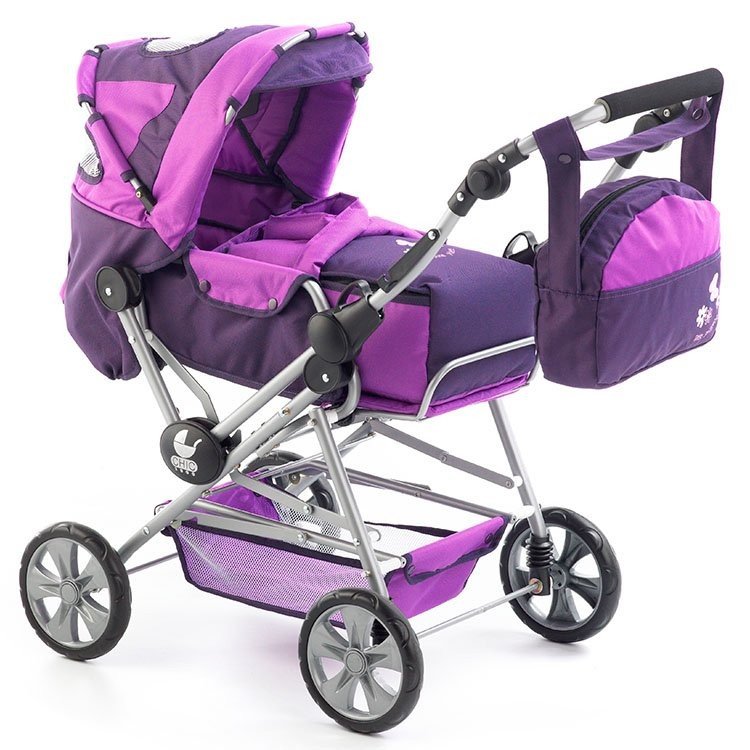 Carrozzina per bambole Road Star 82 cm - Bayer Chic 2000 - Viola