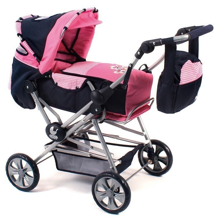 Carrozzina per bambole Road Star 82 cm - Bayer Chic 2000 - Rosa e Marina