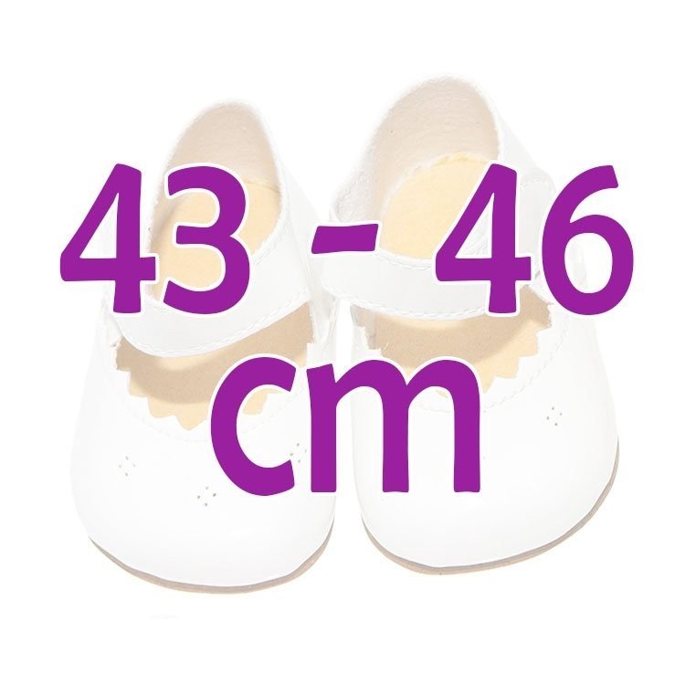 Complementi per bambola Así da 43 a 46 cm - Scarpe bianche per bambola María, Pablo, Leo e serie limitata