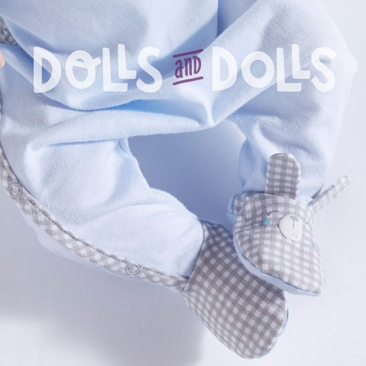 Bambole di Berenguer 51 cm - Emilio con Tutto Piccolo pigiama con coniglietto