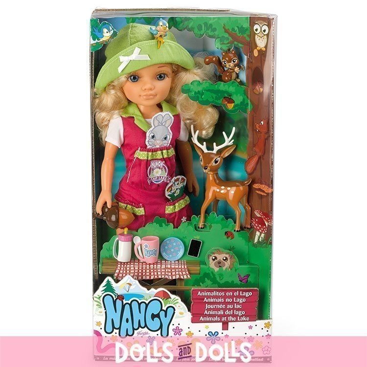 Bambola Nancy 43 cm - Animali al lago
