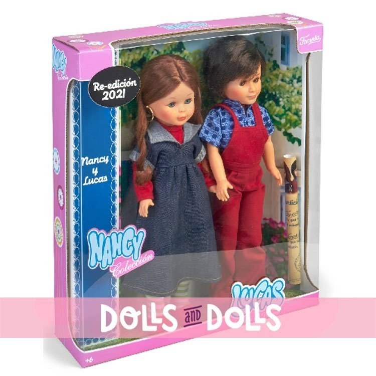 Nancy collection doll 41 cm - Nancy e Lucas Copack / Riedizione 2021