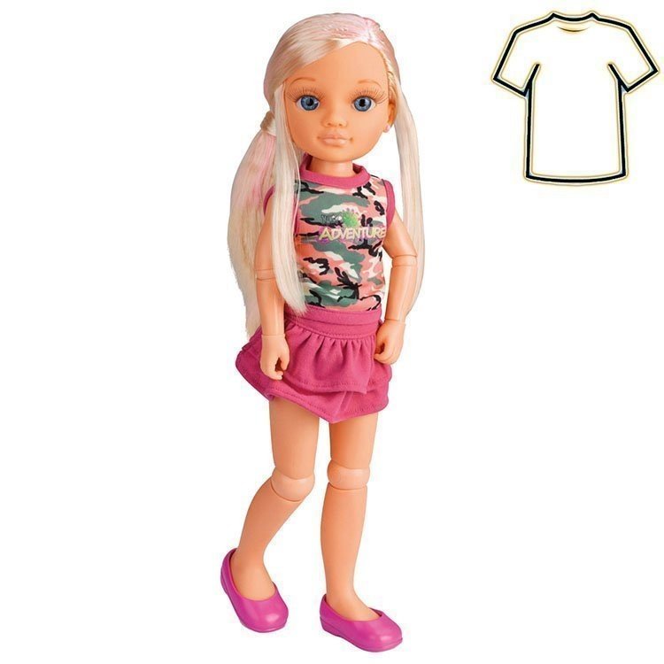 Completo Nancy bambola 43 cm - Un giorno in costume - Set avventura - Dolls  And Dolls - Negozio di Bambole da collezione