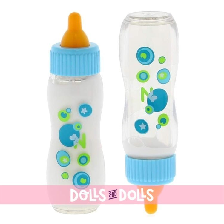 Complementi per bambola Nenuco - Set di due biberon magici con latte