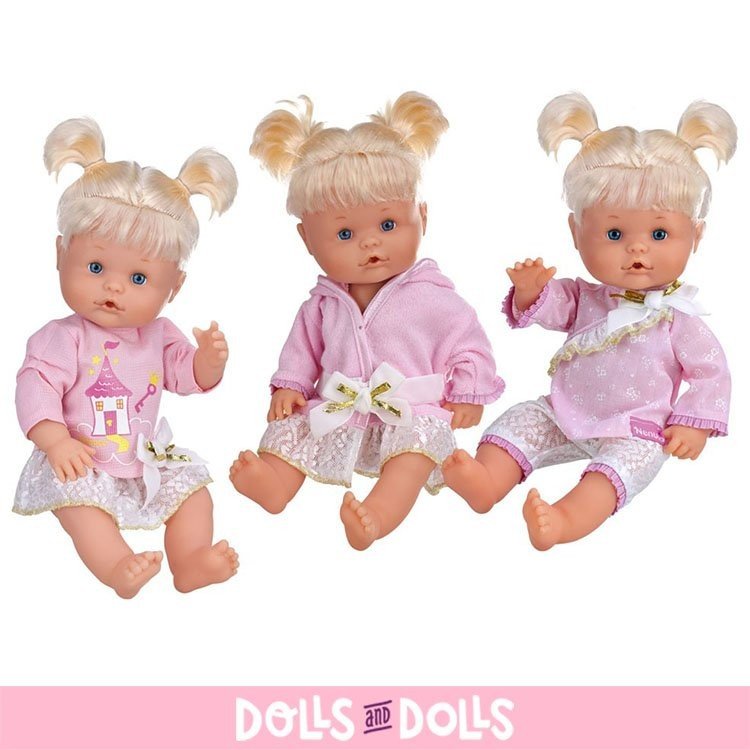 Completo bambola Nenuco 35 cm - Completo principessa Cuca - Completo t-shirt con gonna