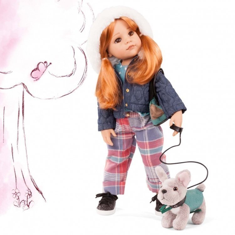 Bambola Götz 50 cm - Hannah e il suo cane 2021