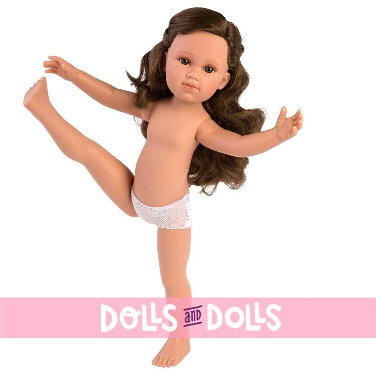 Bambola Llorens 42 cm - Brenda multiposizionabile senza vestiti