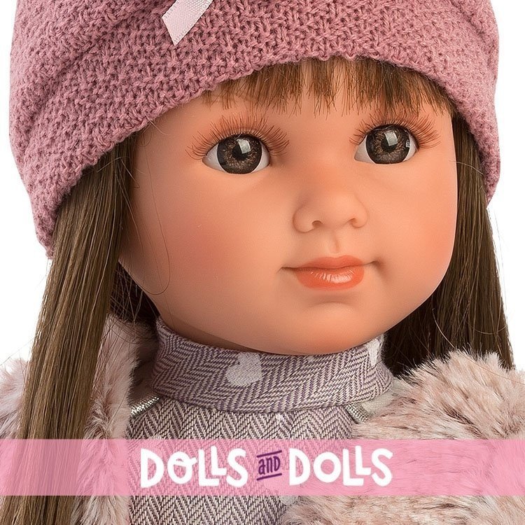 Bambola Llorens 35 cm - Sara con vestito e gilet