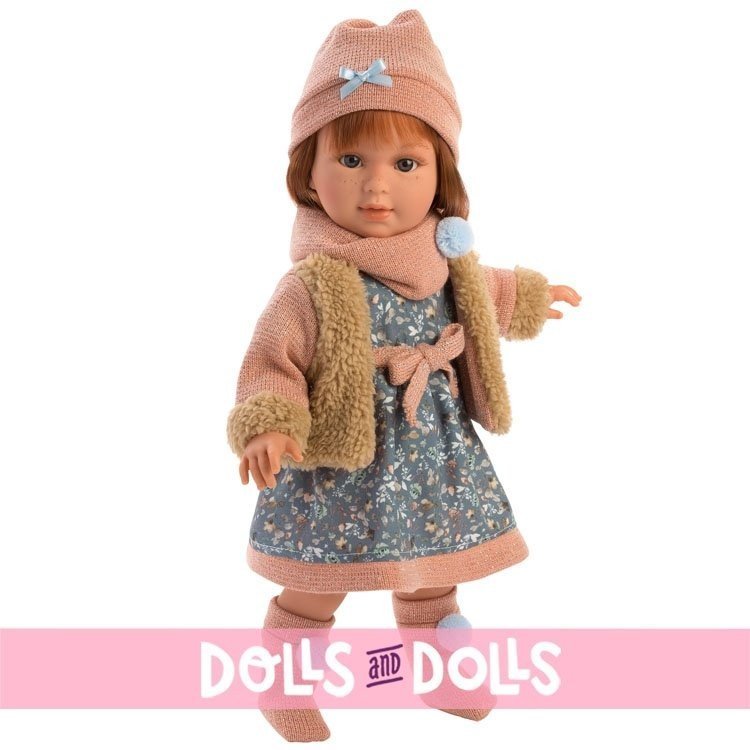 Bambola Llorens 40 cm - Martina con vestito floreale