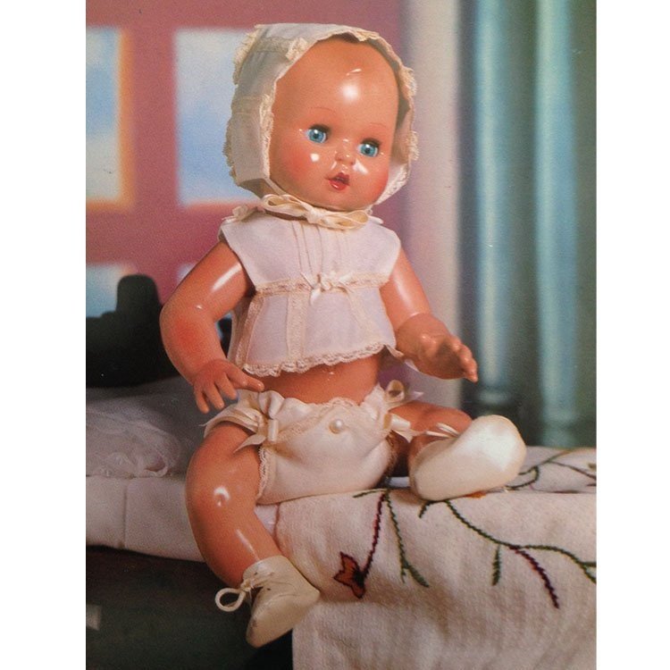 Baby Juanín bambola 40 cm - Con biancheria intima battesimo