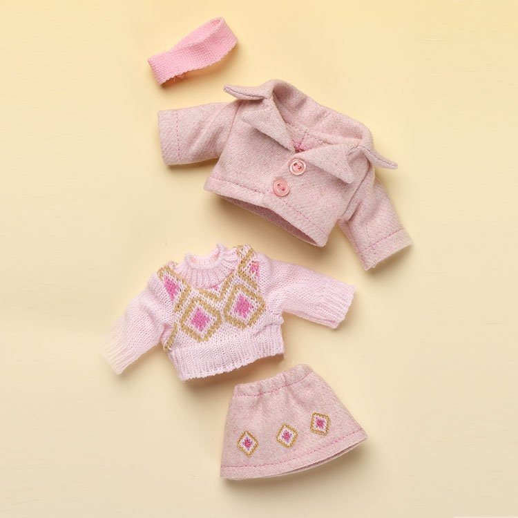 Mini Mariquita Pérez bambola Outfit 21 cm - Completo color salmone