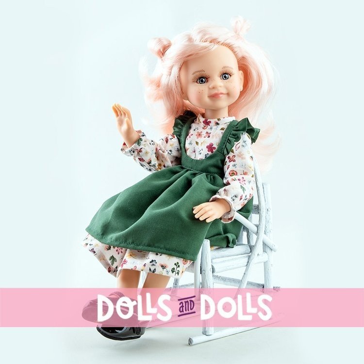Bambola Paola Reina 32 cm - Las Amigas Articolata - Cleo con vestito a fiori