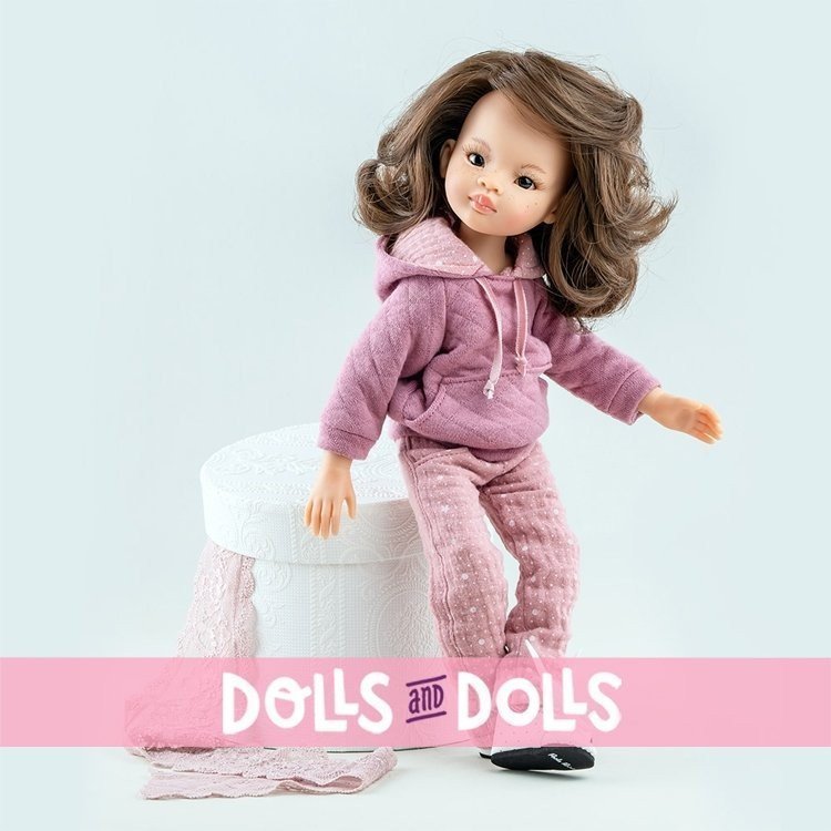 Bambola Paola Reina 32 cm - Las Amigas Articolata - Liu con vestito rosa