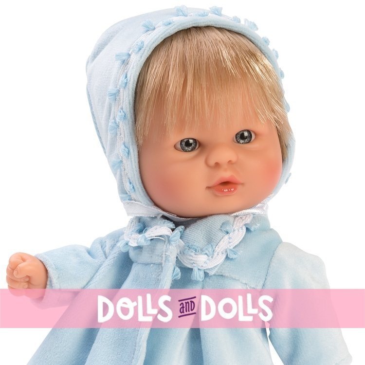 Bambola Así 20 cm - Bomboncín con cappotto di velluto azzurro