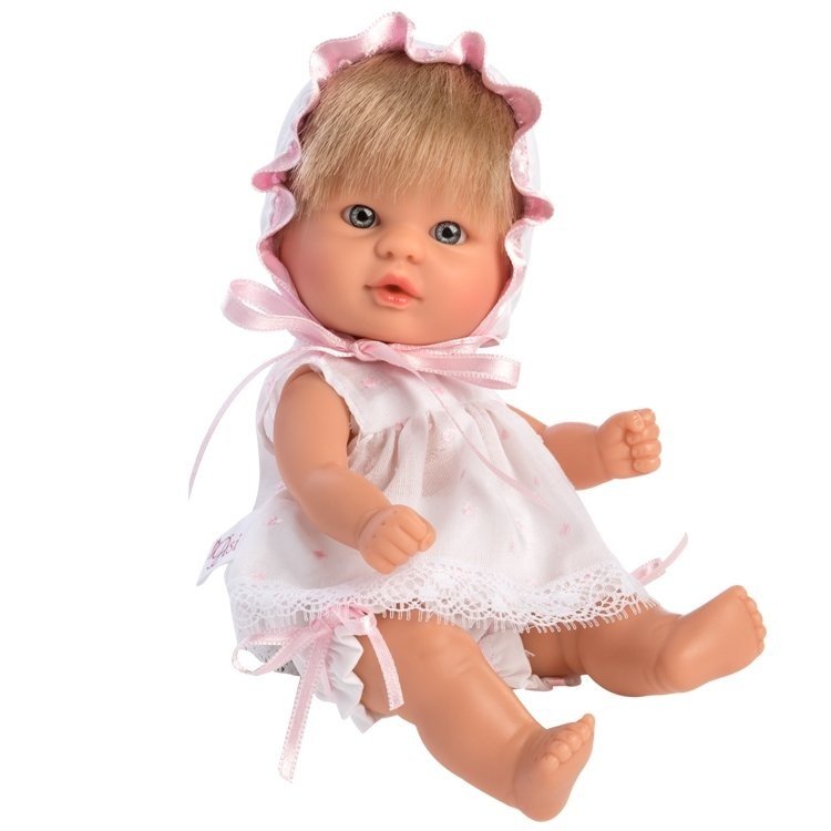 Bambola Así 20 cm - Bomboncín con set di organza bianca e rosa
