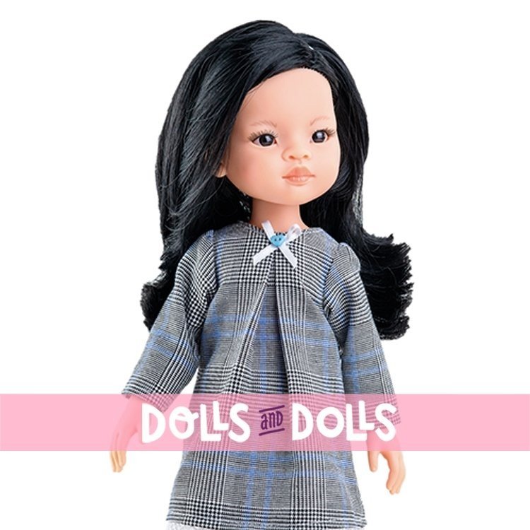 Bambola Paola Reina 32 cm - Las Amigas - Liu con vestito grigio