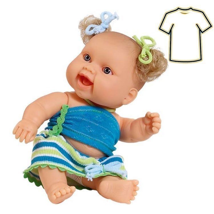 Bambola Paola Reina Completo 22 cm - Los Peques de Paola - Vestito ragazza europea European