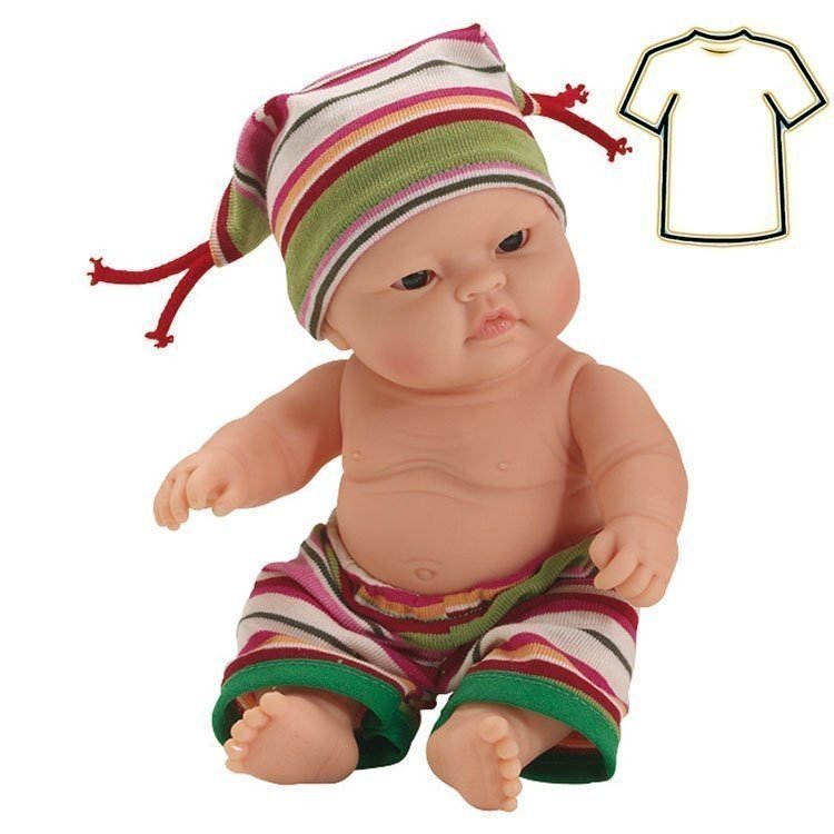 Completo bambola Paola Reina - Los Peques de Paola - Vestito ragazzo asiatico