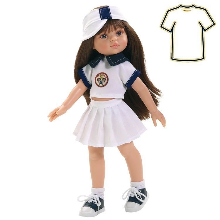 Completo bambola Paola Reina 32 cm - Las Amigas - Carol tennis player Clothes