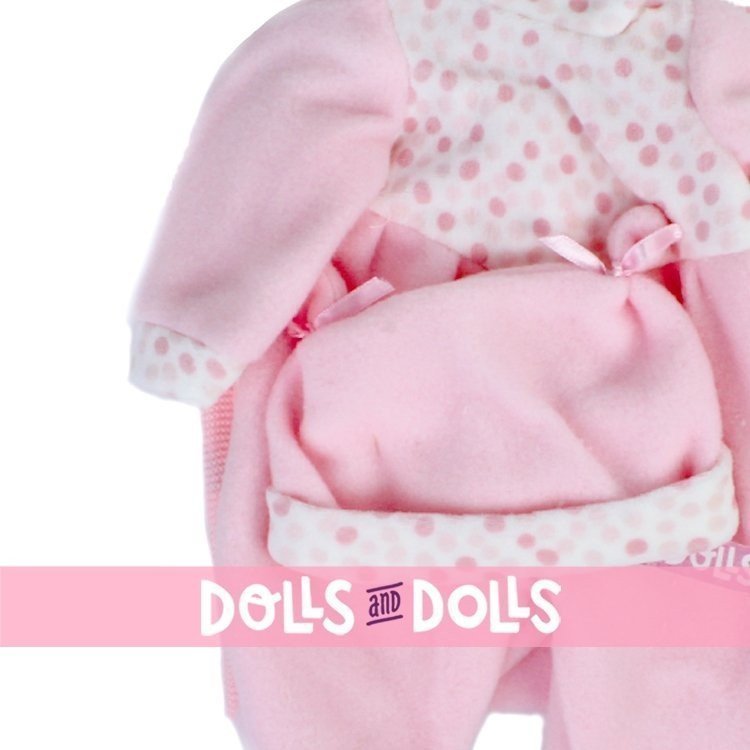 Vestiti per bambole Llorens 35 cm - Tutina rosa con cappello e coperta