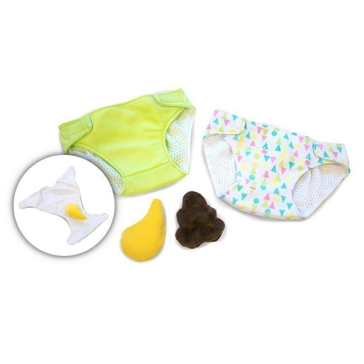 Complementi per bambola Rubens Barn 45 cm - Rubens Baby - Set pannolini