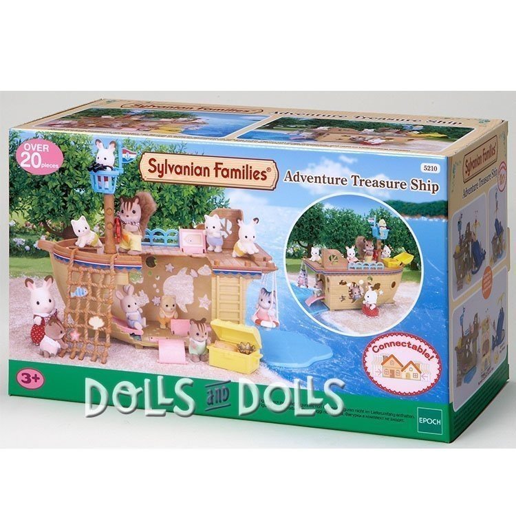Sylvanian Families Adventure Treasure Ship Dolls And Dolls