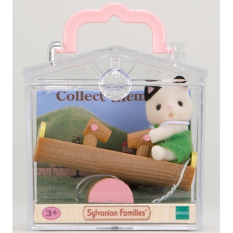 Sylvanian Families - Bambino da portare - Gatto sull'altalena